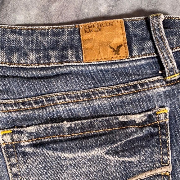 American Eagle Distressed Stretch Skinny Jeans - Picture 11 of 16